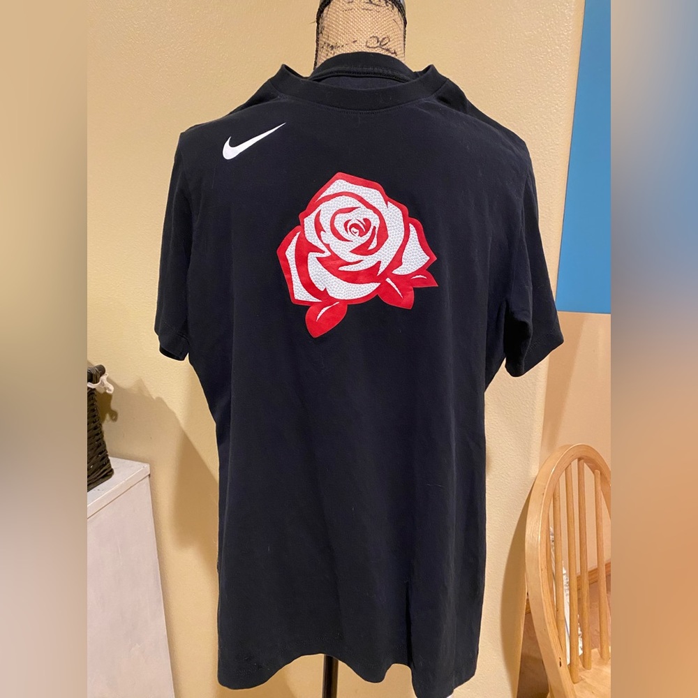 Nike Dri fit Red Rose t shirt- The Nike Tee